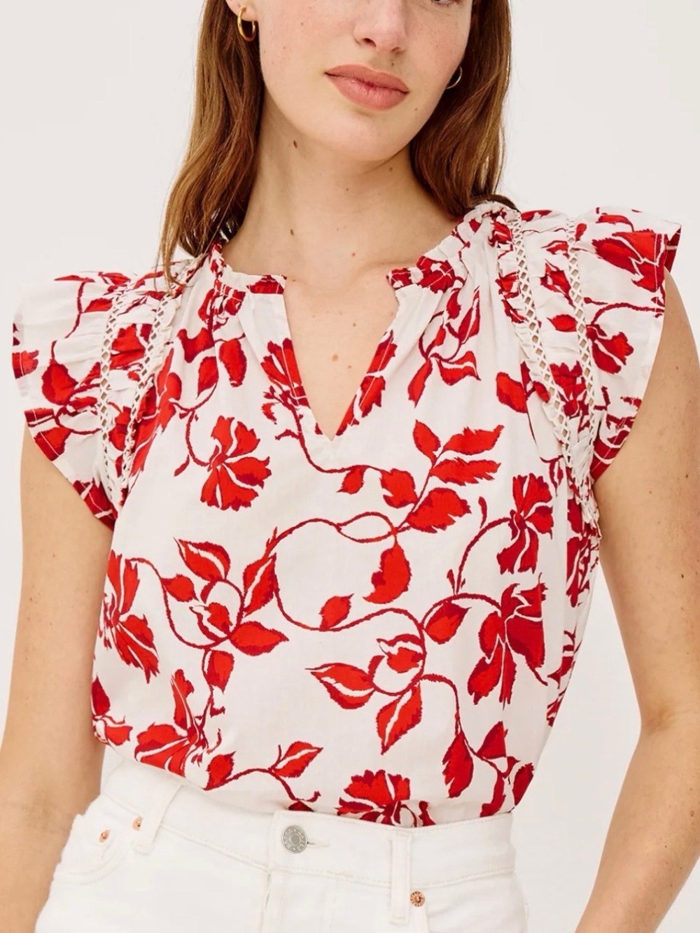 Rails Allea Top in Red Jasmine
